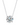 1-4CT Moissanite 4P Pendant Necklace for Women, 1-4CT D-E Color VVS1 Clarity Round Cut Lab Created Moissanite Ideal Cut 925 Sterling Silver Solitaire Diamond Necklace with Certificate of Authenticity