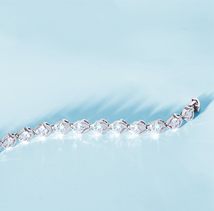 lab grown diamond bracelet