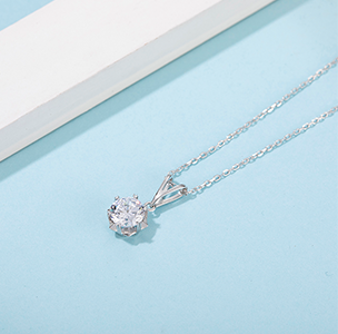 lab grown diamond necklace