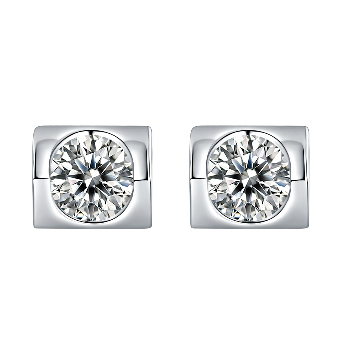 Angel Kiss Diamond Stud Earrings