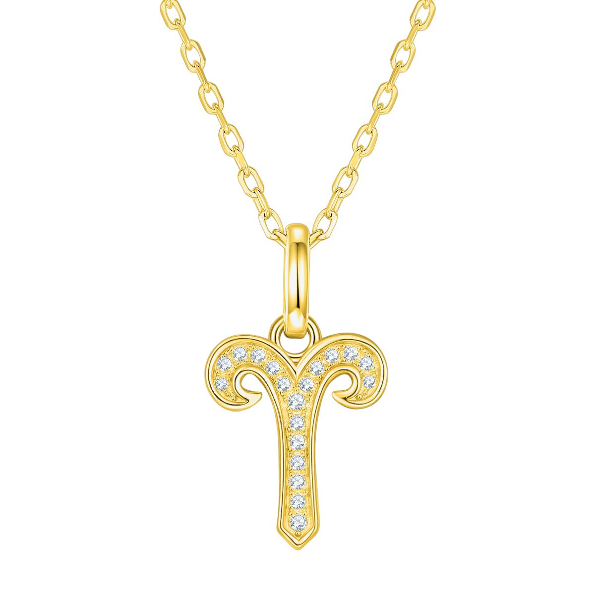 Aries Diamond Pendant Necklace