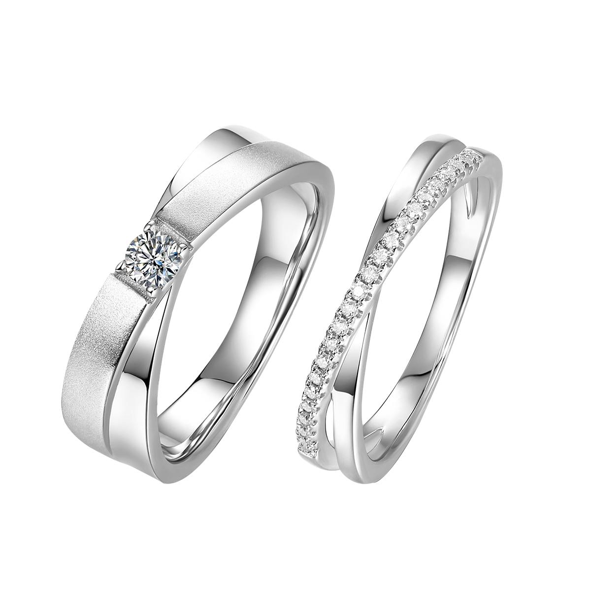 Couple diamond ring