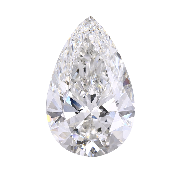 Excellent Cut D-VVS2 IGI Pear Loose Diamond Laboratory Grown Diamonds.Ingenuity Diamonds.