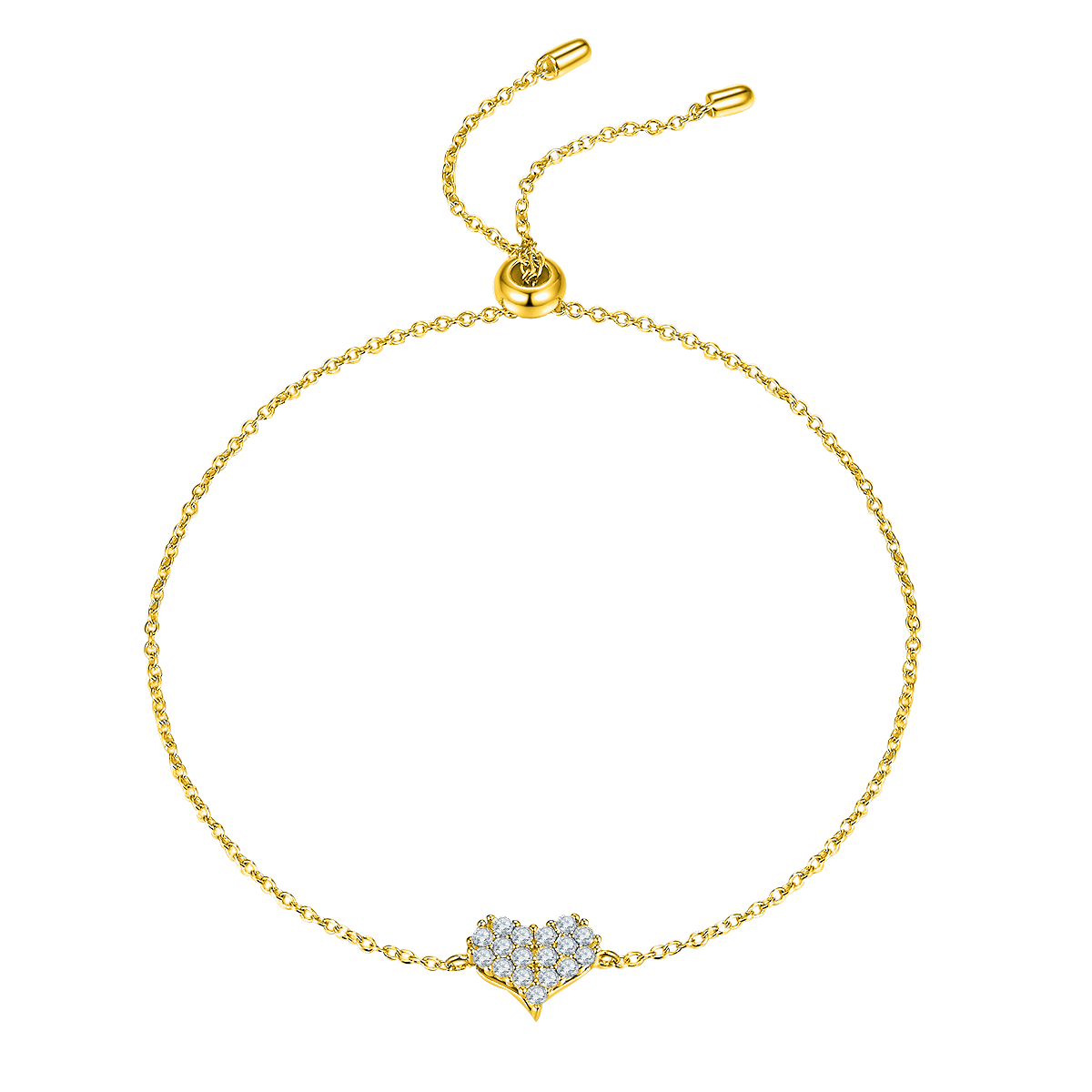 Heart Shape Diamond Bracelet