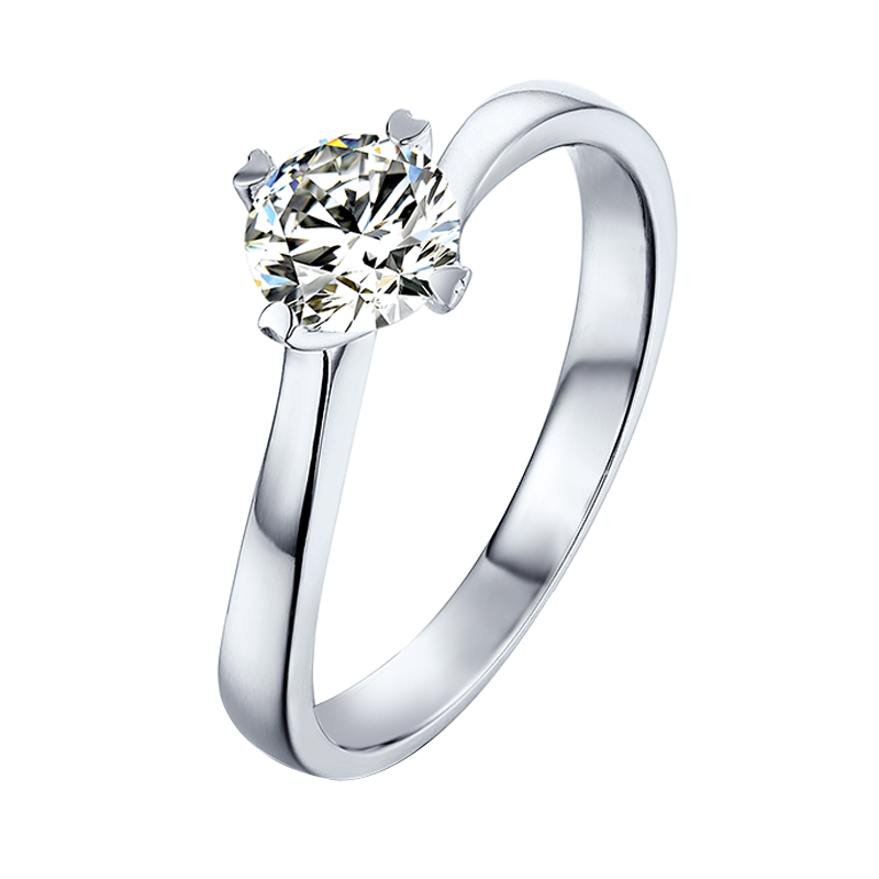 Round Lab-Grown Diamond Solitaire Engagement Ring - Vow Series 5