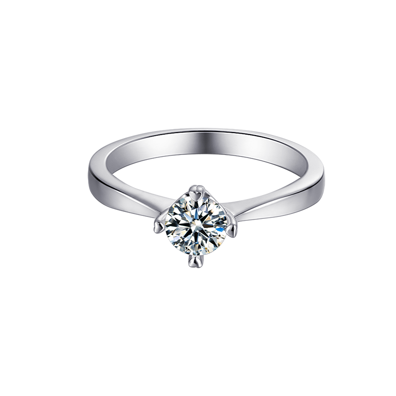 Four-Prong Round Lab-Grown Diamond Solitaire Engagement Ring - Vow Collection 6