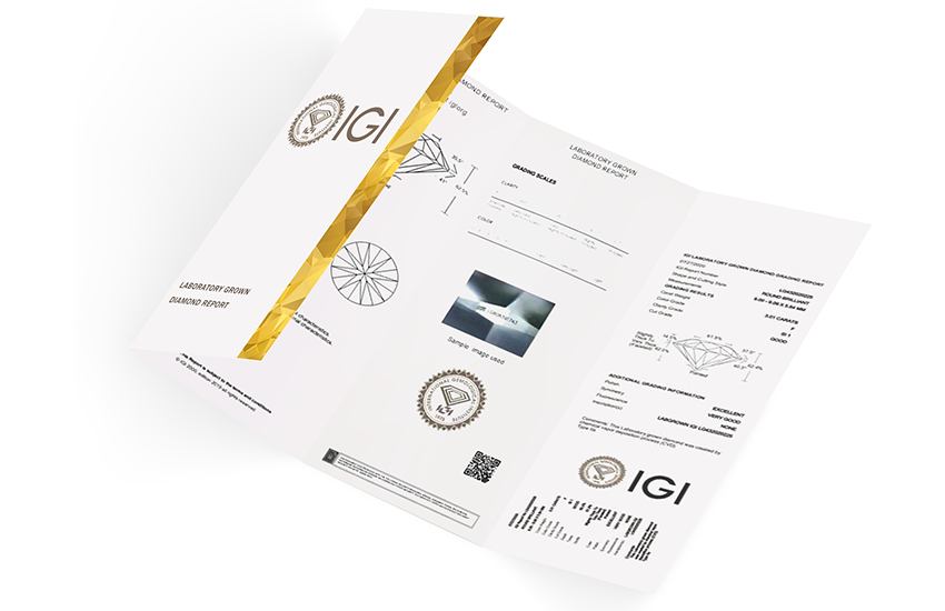 IGI Laboratory Grown Diamond Certificate