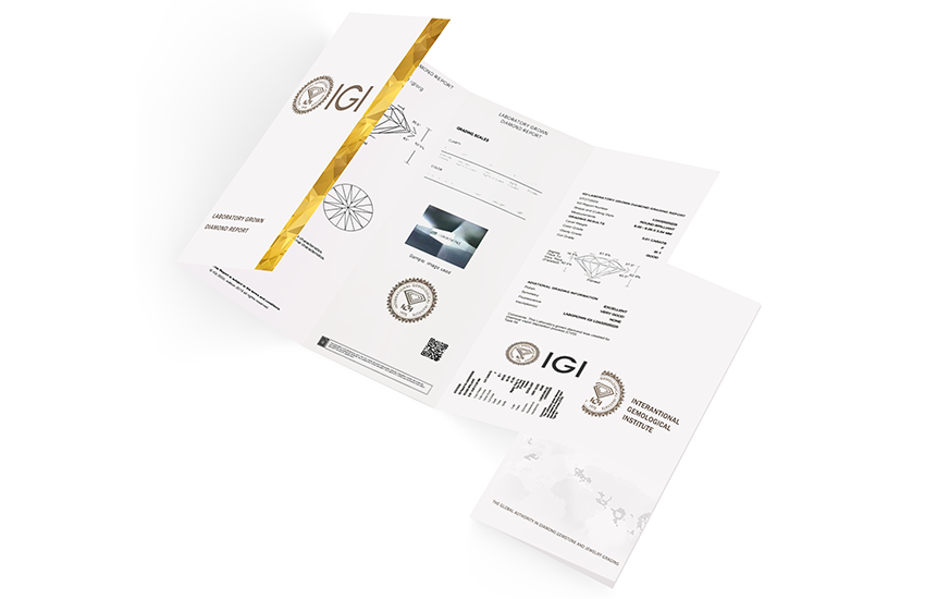 IGI Laboratory Grown Diamond Certificate