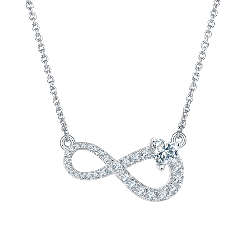 Infinite Love Pendant Diamond Necklace