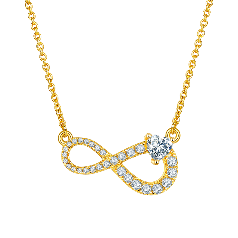 Infinite Love Pendant Diamond Necklace