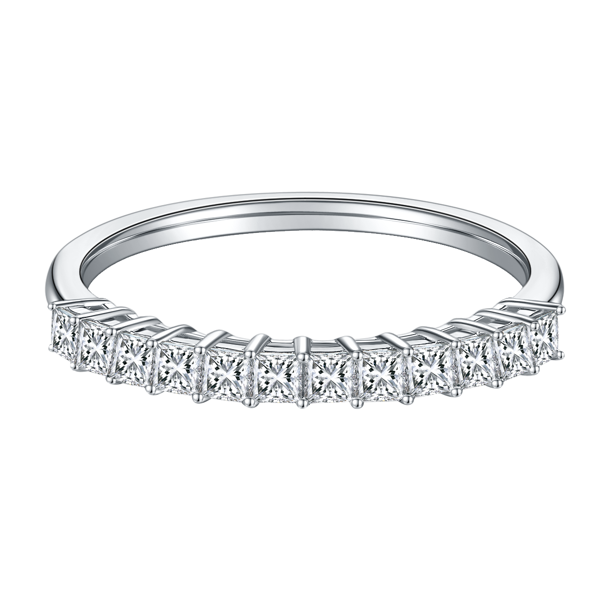 Princess Shape Lab Diamond Anniversary Band