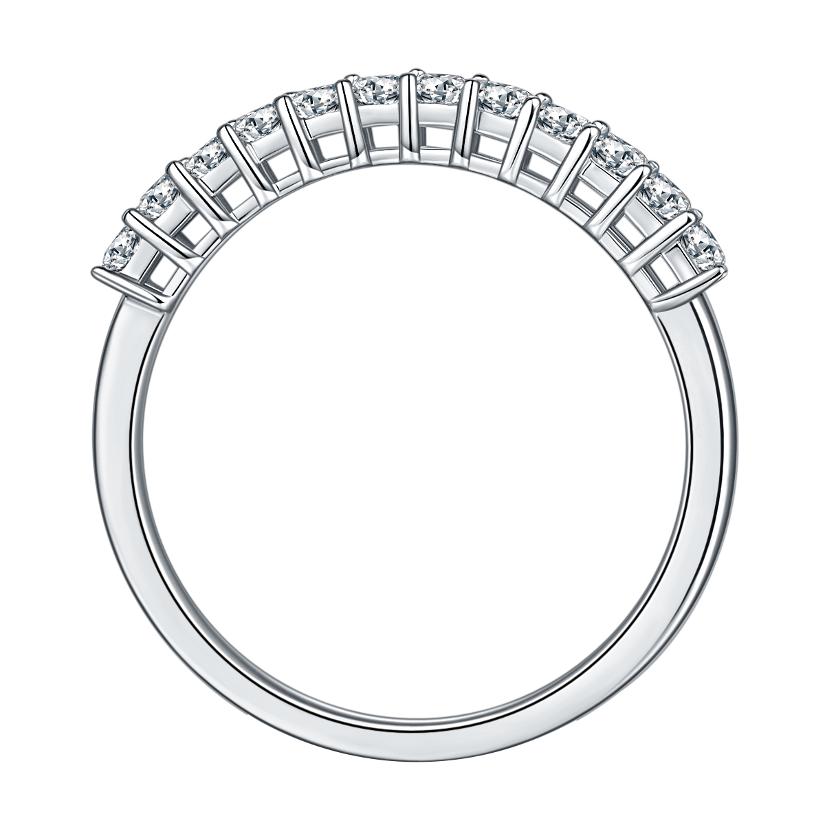 Princess Shape Lab Diamond Anniversary Band