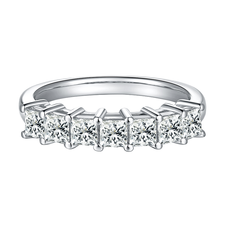 Princess Shape Lab Diamond Anniversary Band