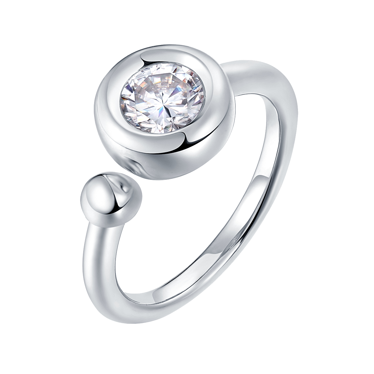 Round Lab Diamond Fashion Ring