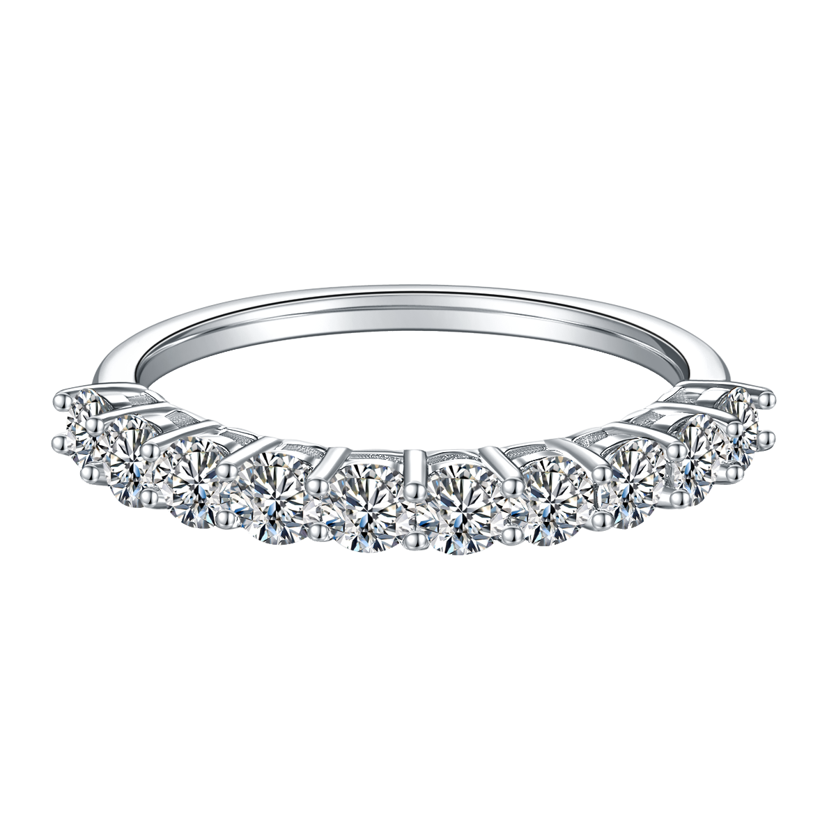 Round Shape Lab Diamond Anniversary Band