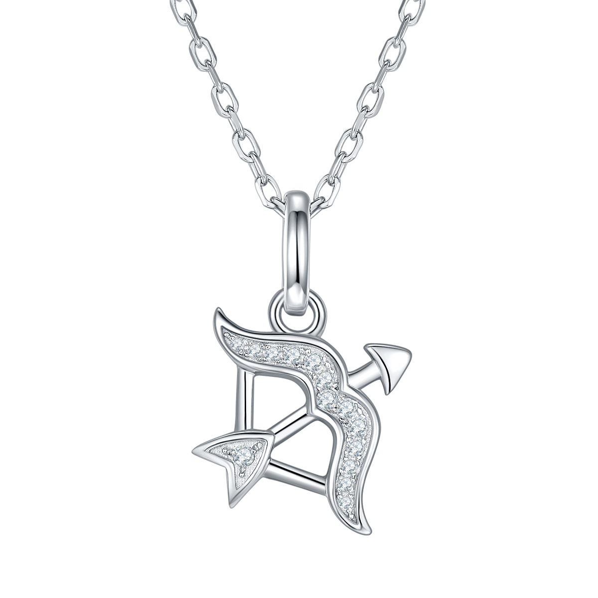 Sagittarius Diamond Pendant Necklace