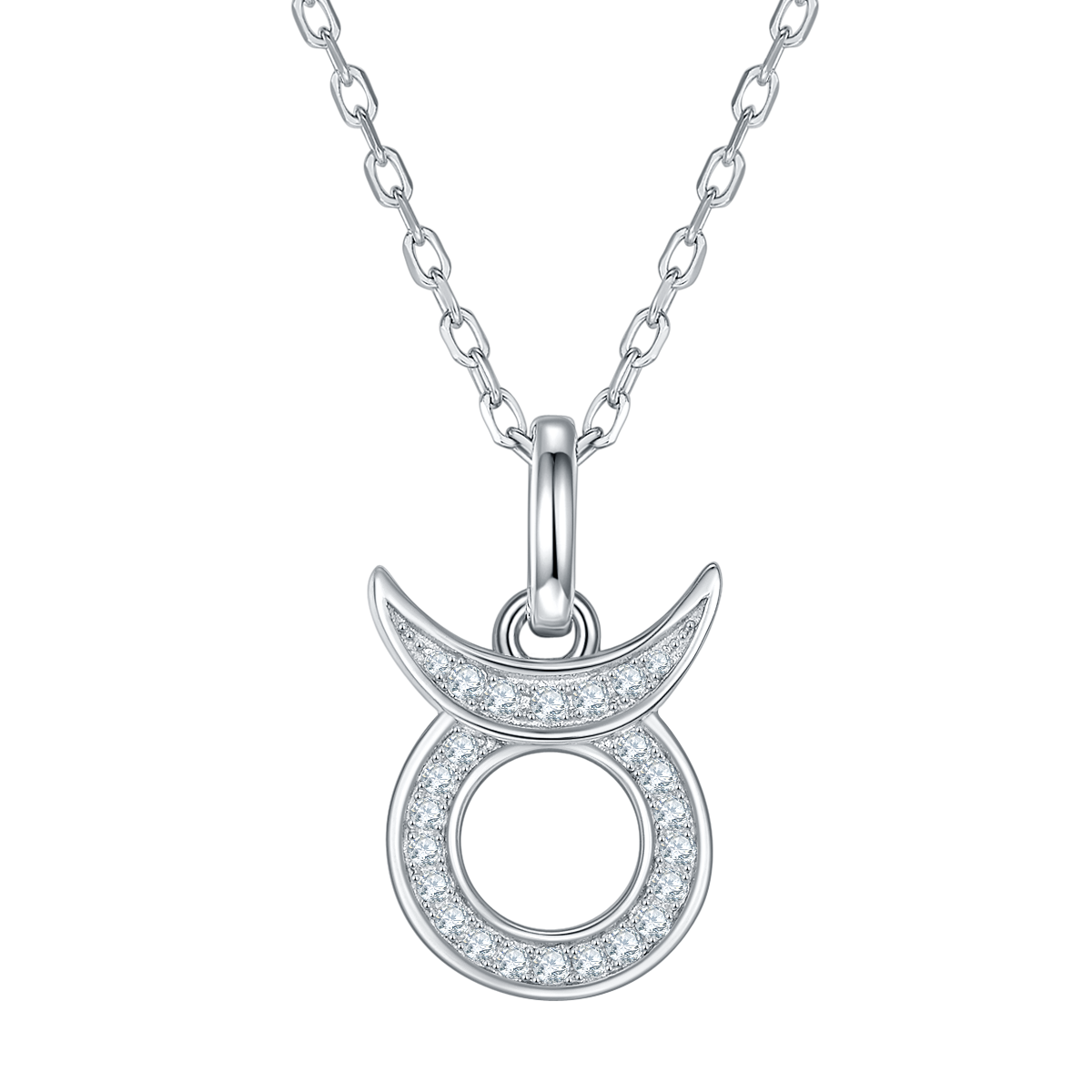 Taurus Diamond Pendant Necklace