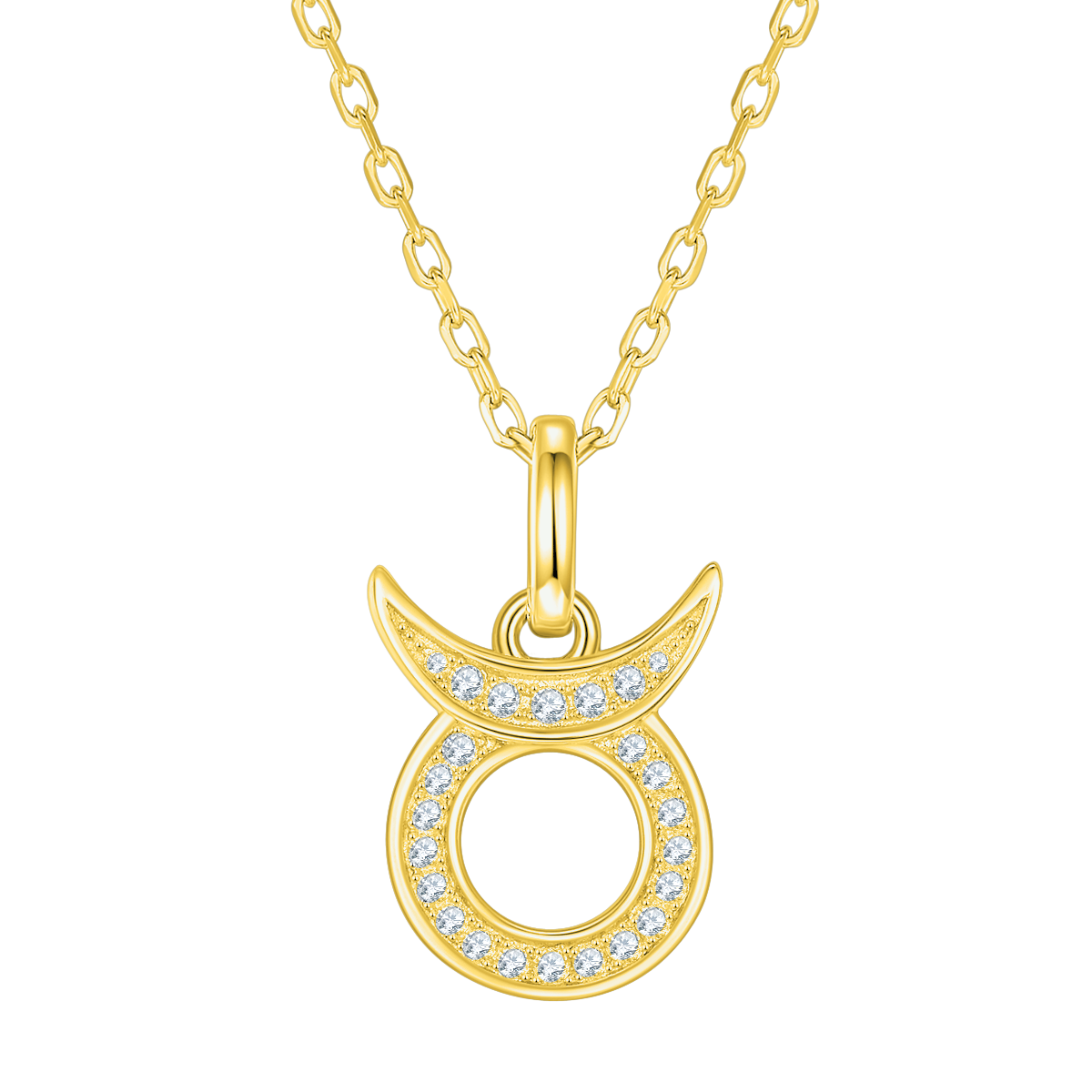 Taurus Diamond Pendant Necklace